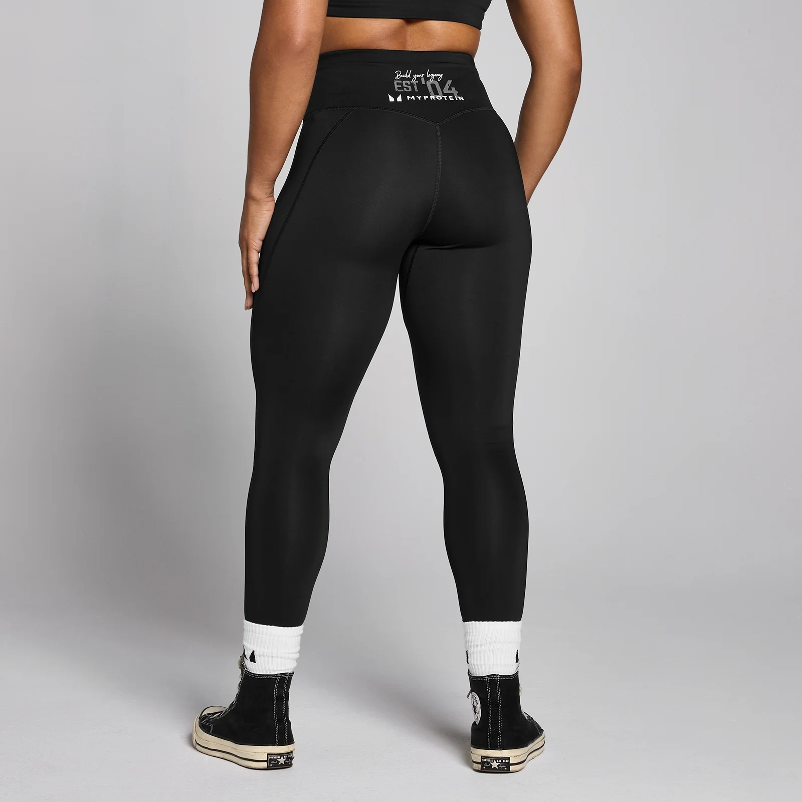 MP Women's Origin Graphic Training Leggings - Black - XS Image 1