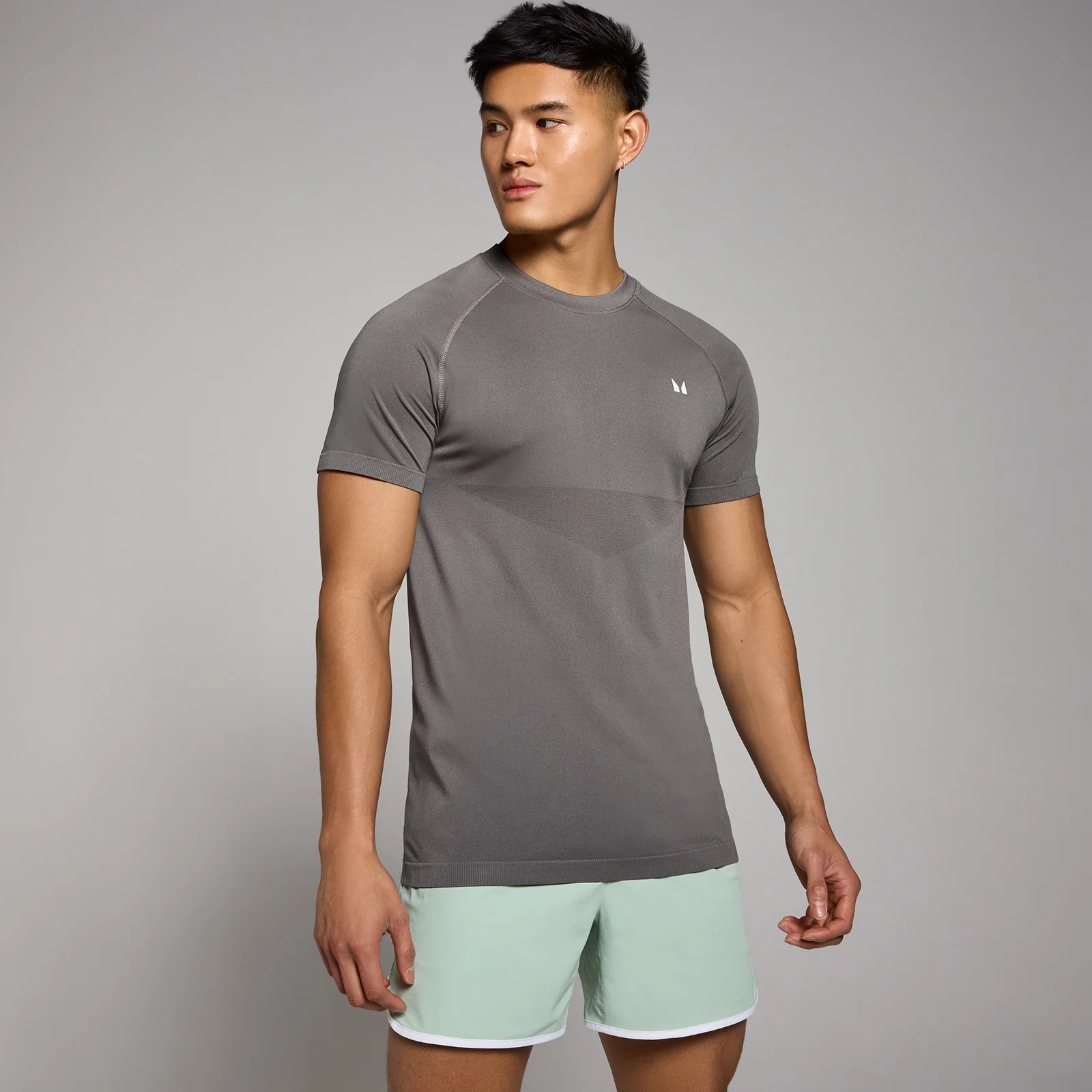 MP Men's Tempo Seamless T-shirt - Rock - XS Image 1
