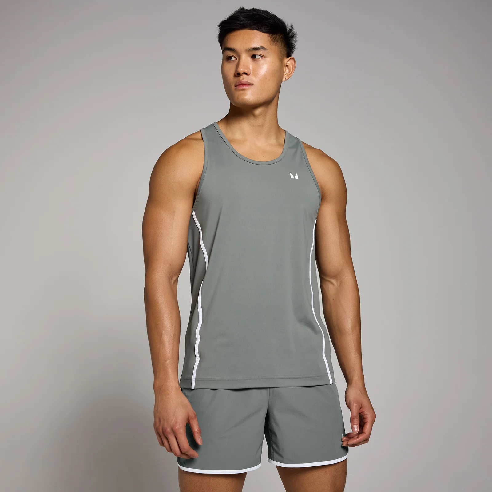 MP Men's Tempo Binding Vest - Rock - XXXL Image 1