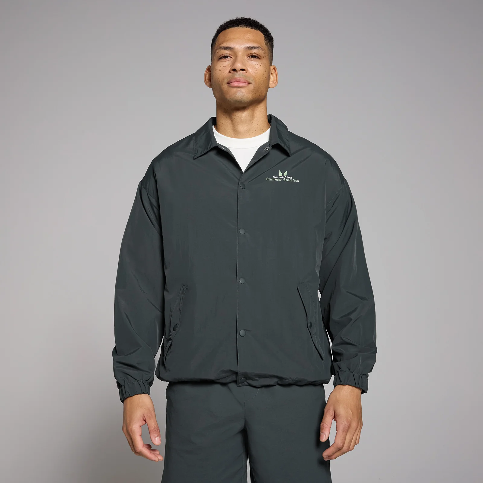 MP Men's Retro Woven Jacket - Washed Black - XS Image 1