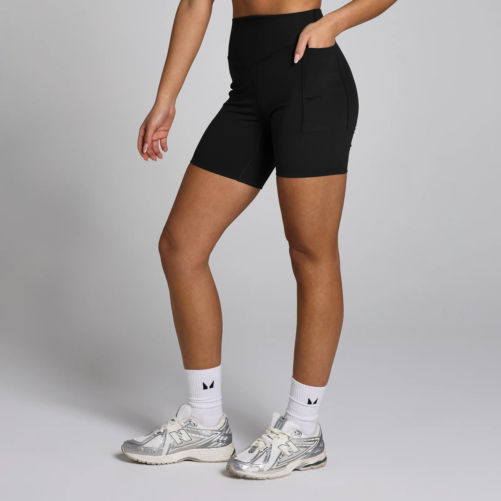 MP Women's Tempo Sculpt Training Shorts - Black - S Image 1