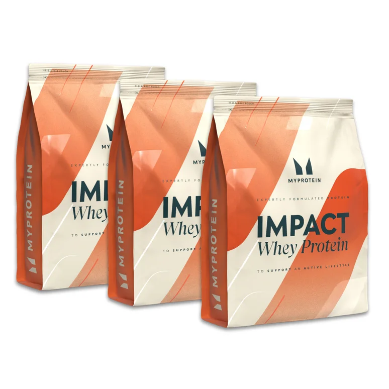 Impact Whey Protein Mix & Match Triple Pack - Vanilla - Banana - Strawberry Cream