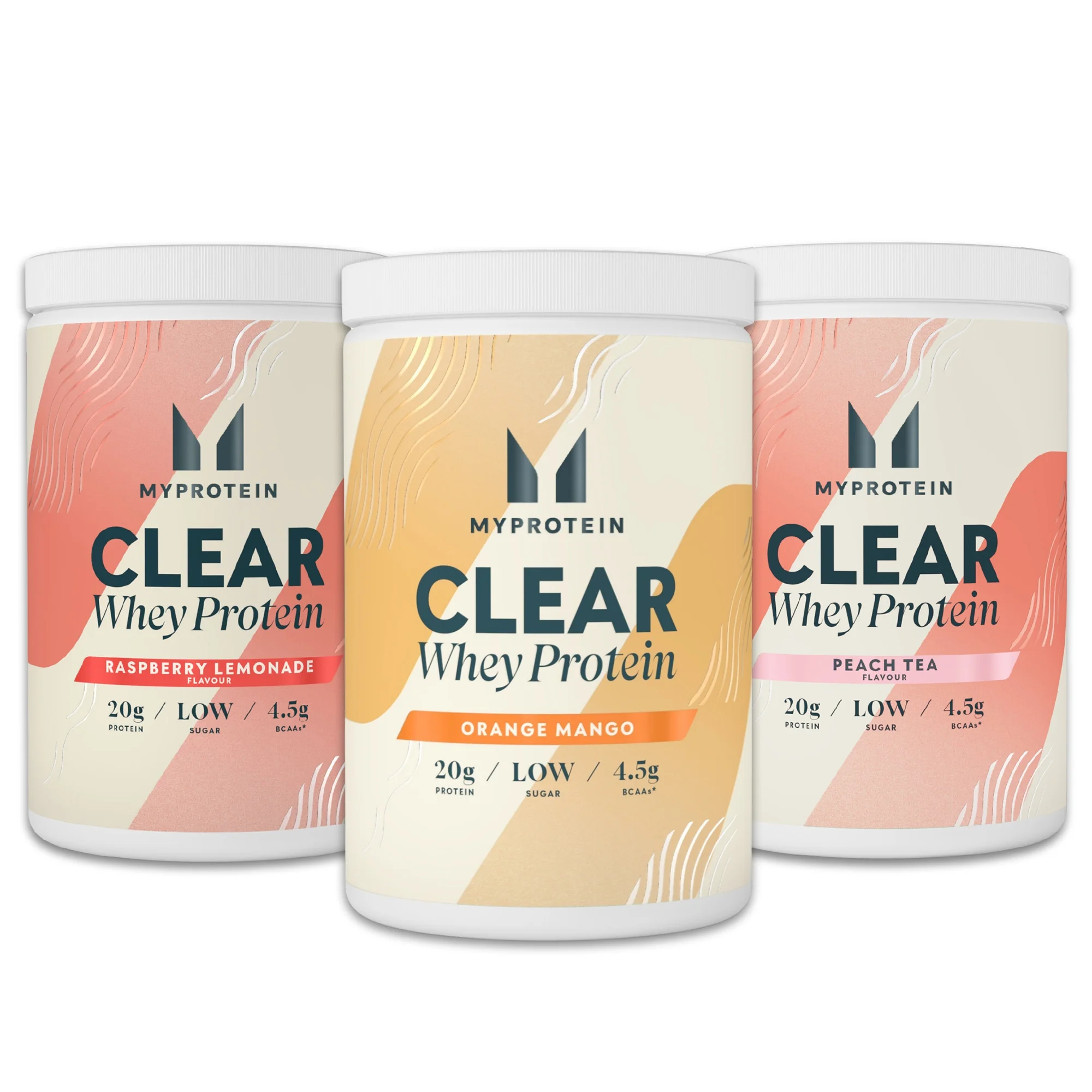 Clear Whey Isolate Mix & Match Triple Pack - Mojito - Peach Tea - Mojito Image 1