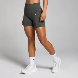 MP Women's Tempo Mid-Rise Seamless Shorts - Night Grey - Size S