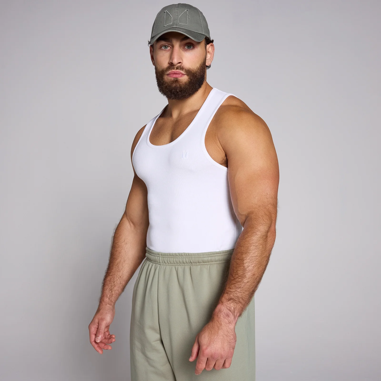 MP Men's Lift Ribbed Muscle Fit Tank - XS Image 1