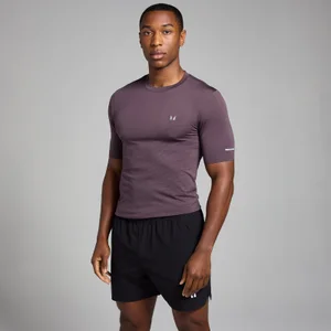 MP Men's Active Seamless Printed T-Shirt - Deep Purple - Size S