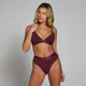 MP Women's V-neck Bralette - Deep Berry