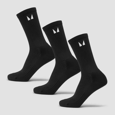 MP Running Socks (3 pack) - Black