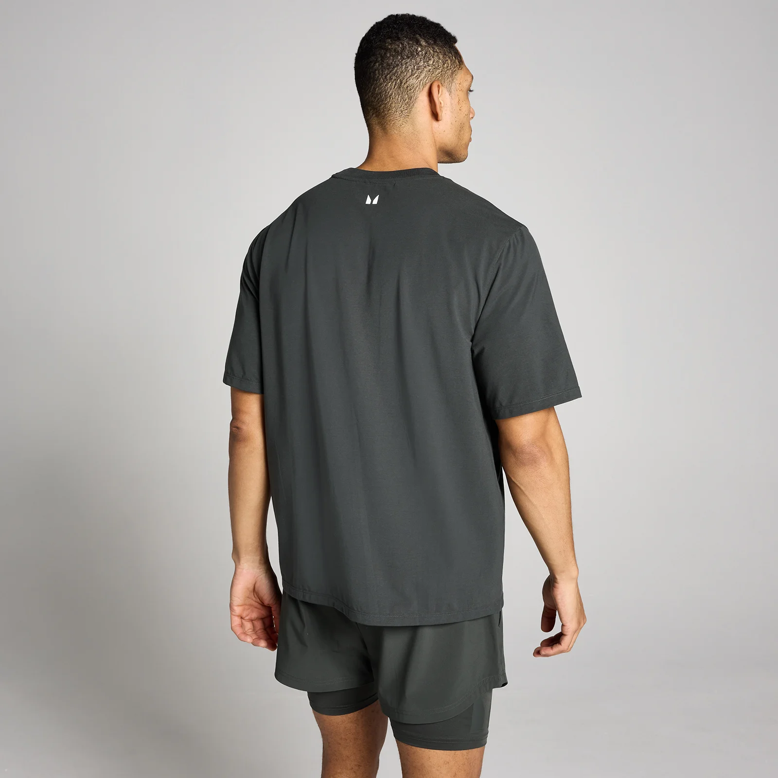 MP Men's Oversized Hybrid T-Shirt - Washed Black - XS Image 2