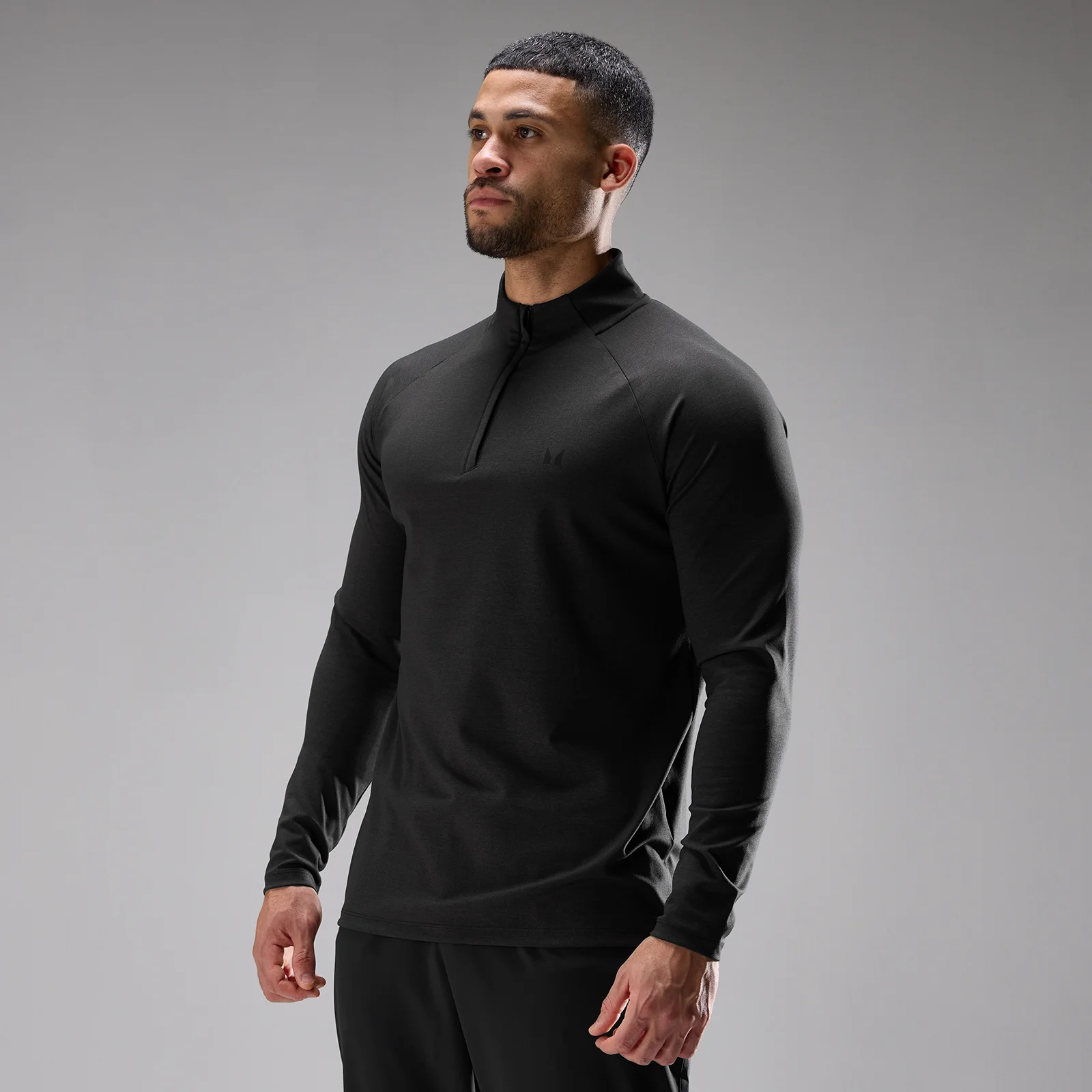 MP Men's Training Ultra Jersey 1/4 Zip - Black - XS Image 1