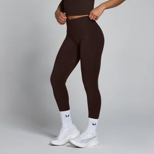 MP Women's Tempo High Waisted Leggings - Cocoa - Size S