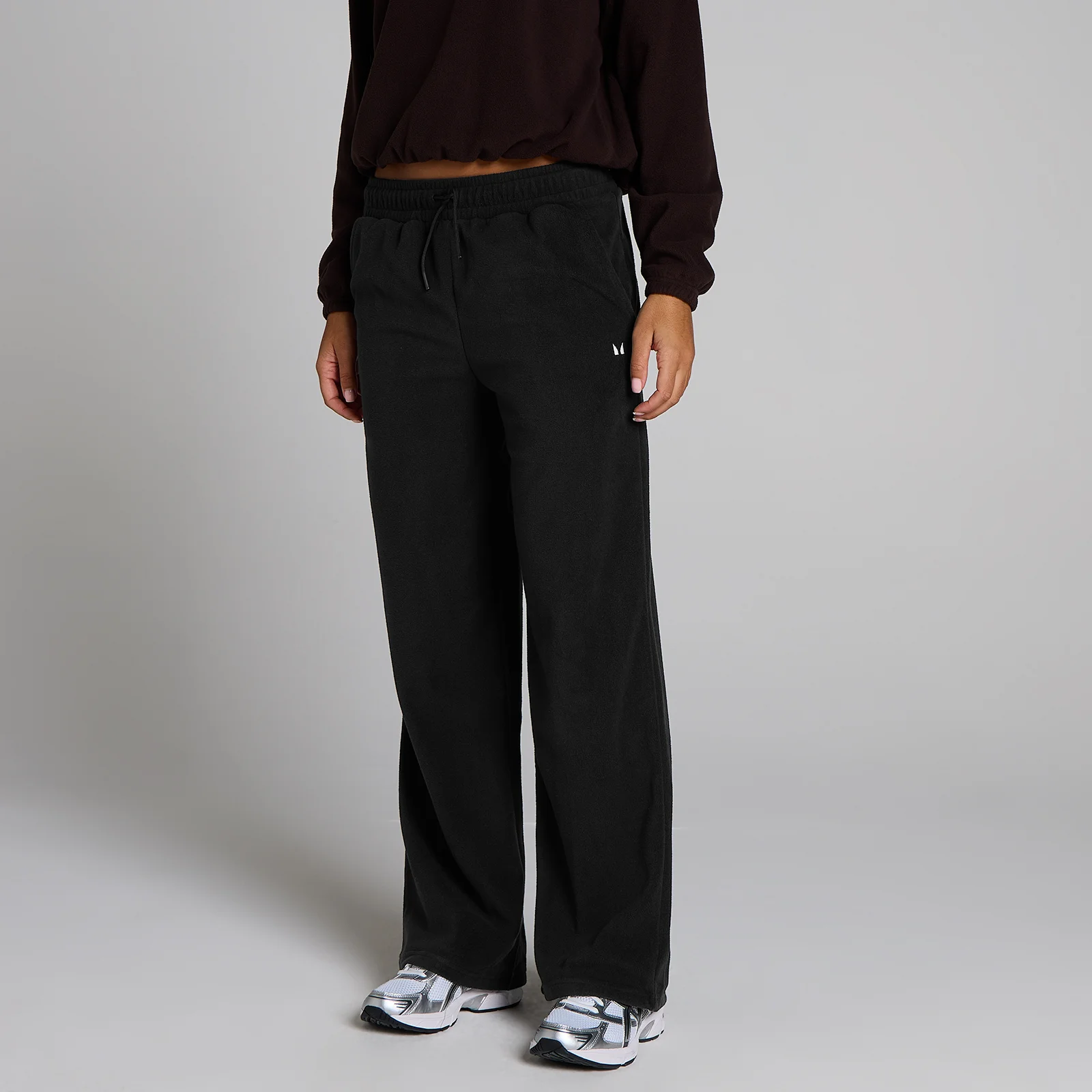 MP Women's Fleece Straight Leg Jogger - Black - XS Image 1