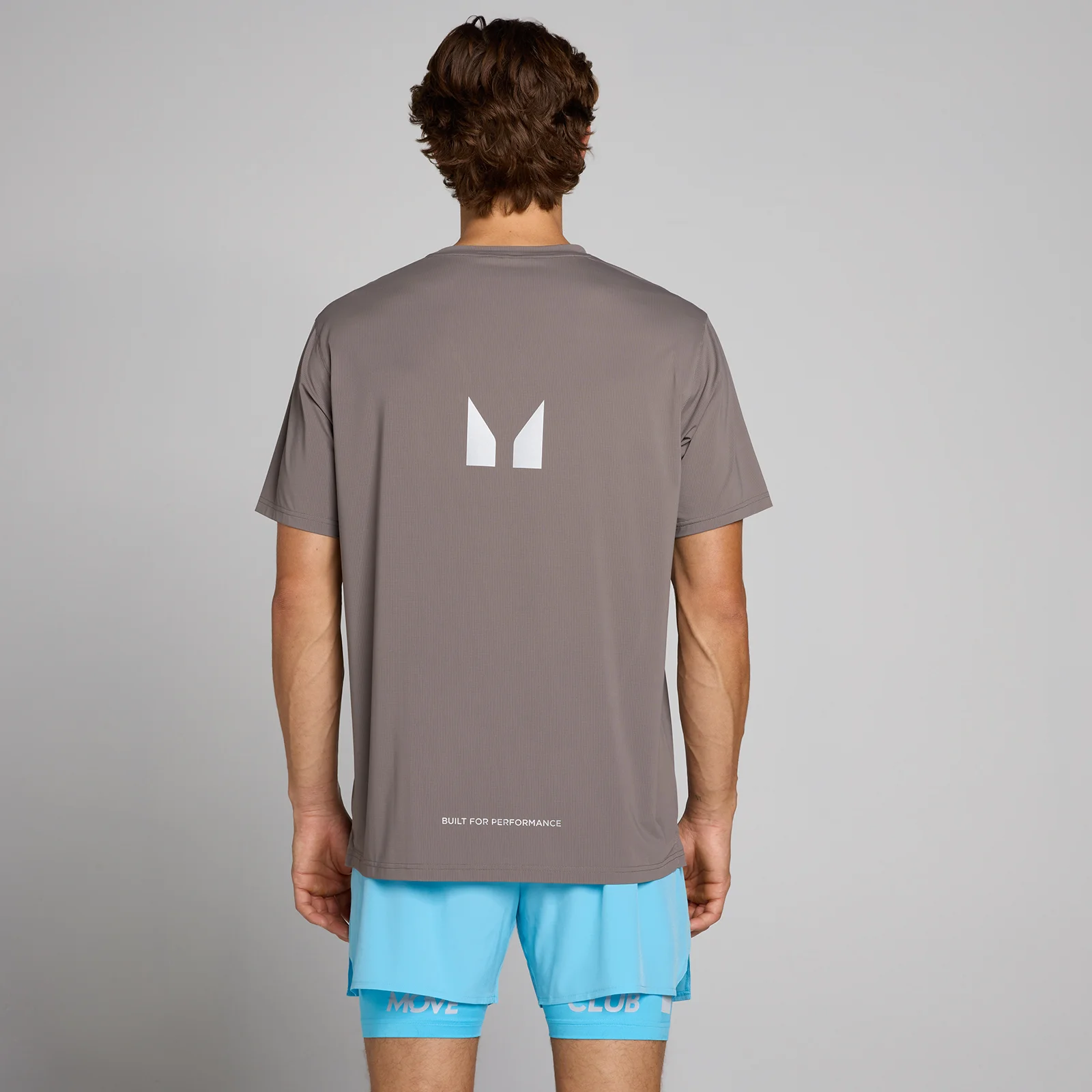 MP Men's Hybrid Mesh T-Shirt - Ash Grey - XS Image 1
