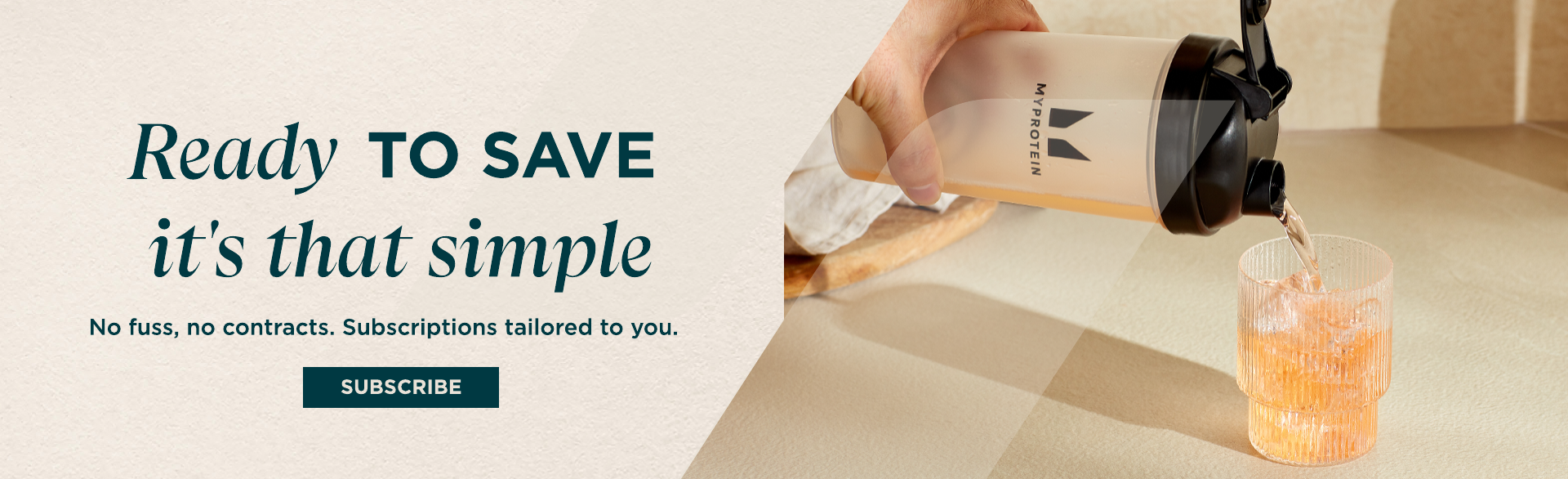 Ready to save, it's simple. No fuss, No contracts, Subscriptions tailored to you.