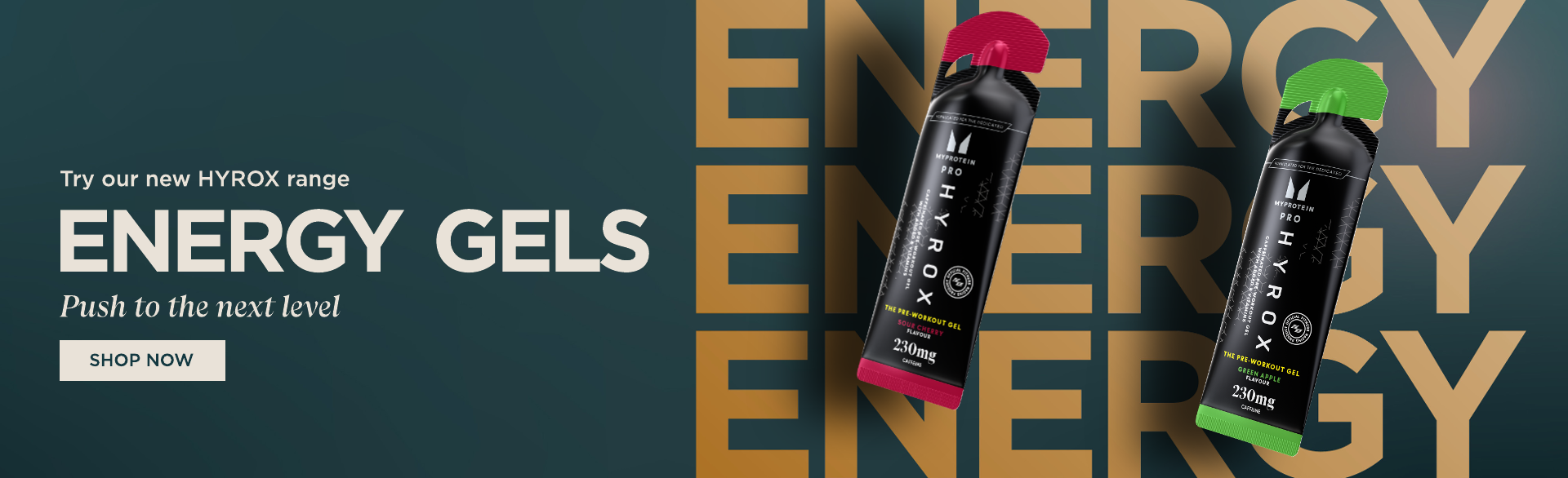 try our new hyrox range energy gels