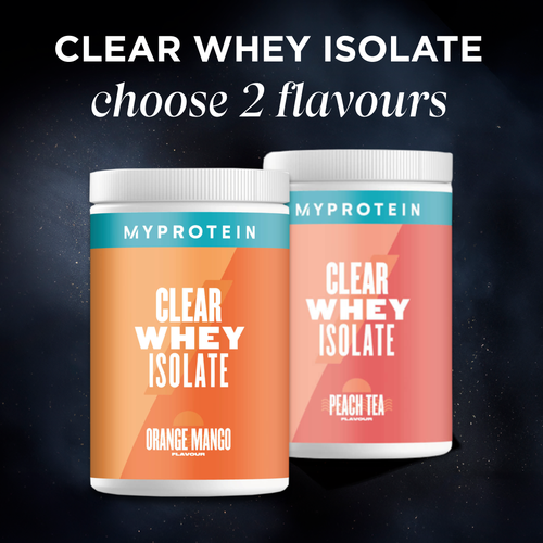 Clear Whey Twin Pack <br>  Was: <strike>$114.99</strike><br>Now: <b>$68.99</b>