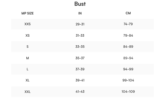 Women's bust table